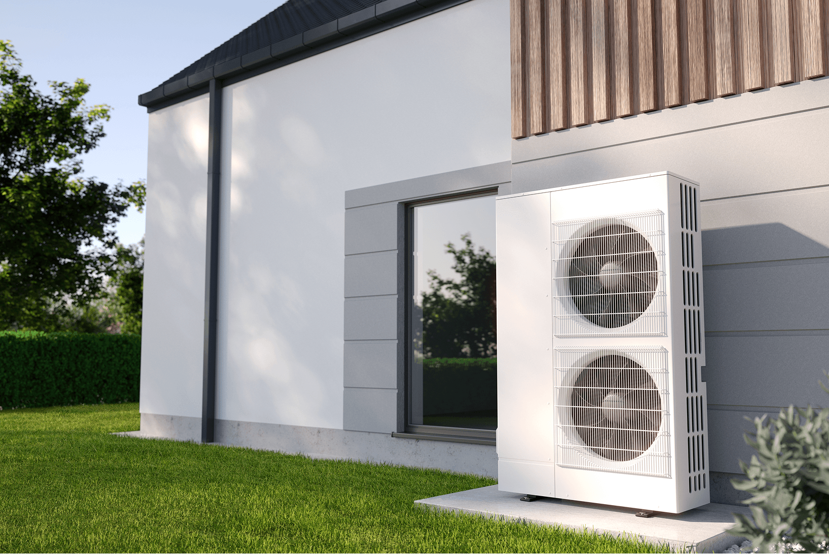Photo générique d'un module extérieur d'une pompe à chaleur