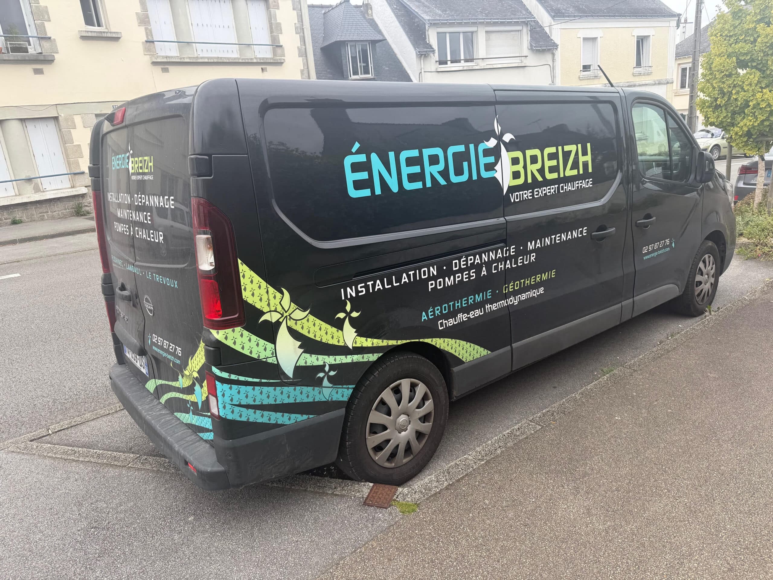 Véhicule de la société Energie Breizh